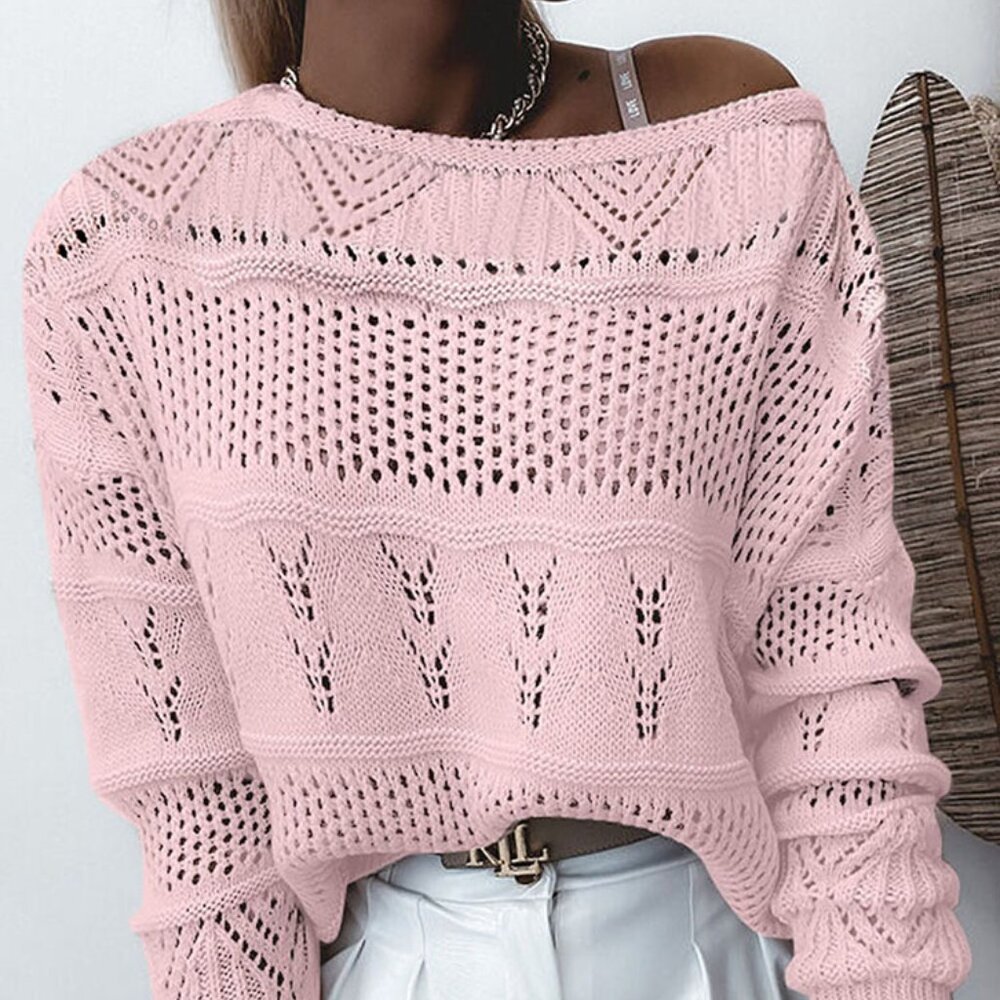 Boutique NWT Pink Knit Sweaters